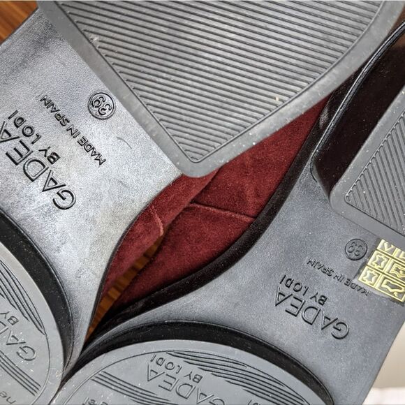 GADEA By Lodi new gel burgundy suede mocassins loafers size 39 @S7 - Picture 5 of 15